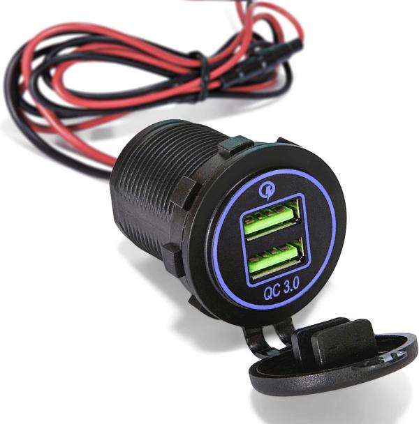 CARGADOR MOTO/BICECLETA USB CAR CHARGER