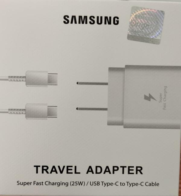 CARGADOR SAMSUNG TIPO C A TIPO C /25W
