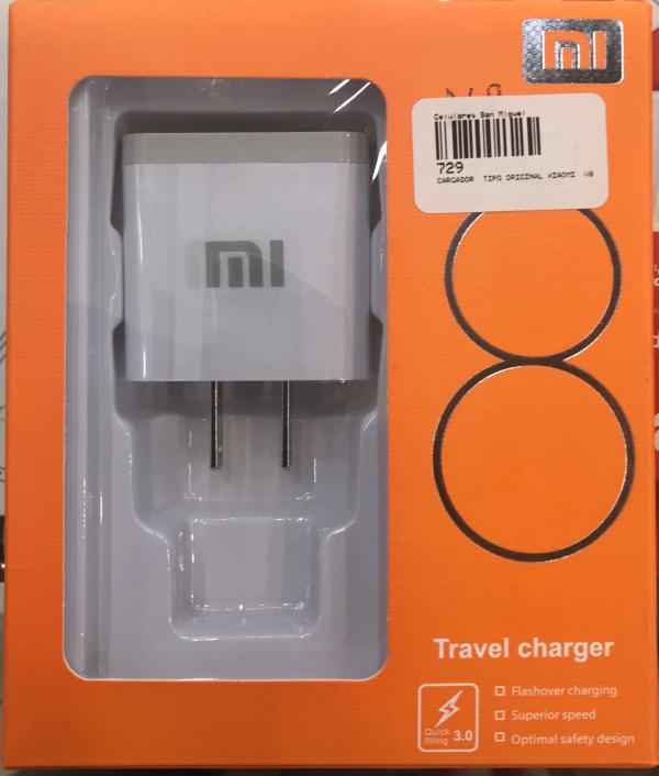 CARGADOR  TIPO ORIGINAL XIAOMI  V8