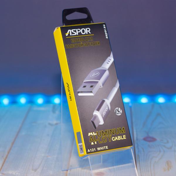 CABLE ASPOR-A121/USB TIPO V8 2.4A
