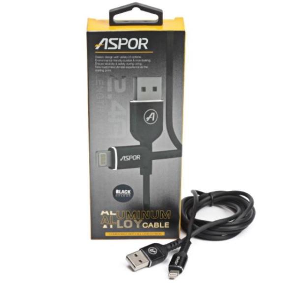 CABLE ASPOR-A122/USB TIPO LIGHTING 2.4A