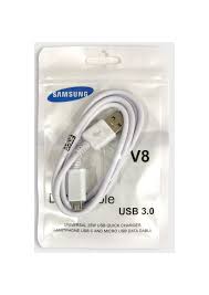 CABLE SAMSUNG USB/S4 / V8 BOLSA