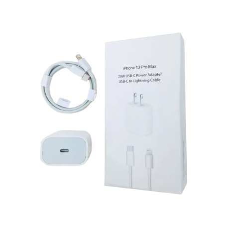 Cargador Iphone 13/14 Pro Max USB-C A TIPO C 20W