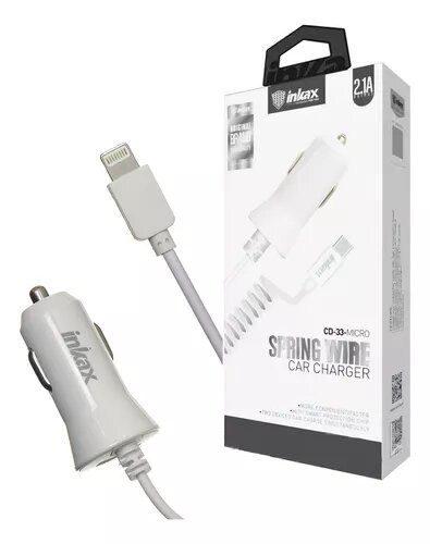 Cargador Carro Inkax CD-33 IPHONE