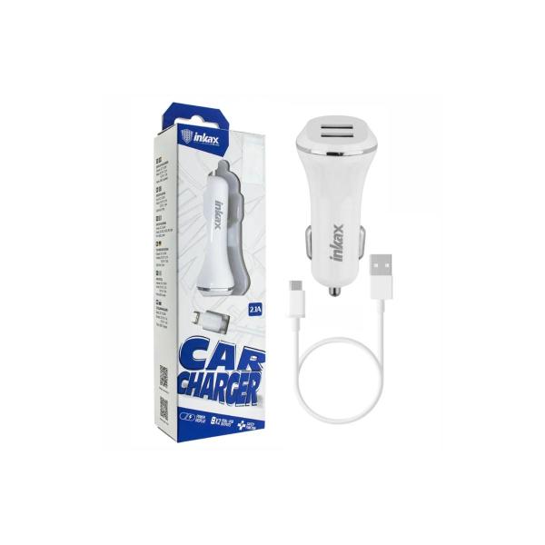 Cargador Carro Inkax CD-12-MICRO