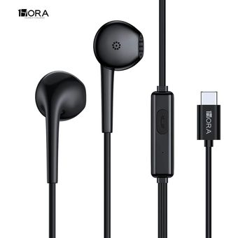 AUDIFONOS TIPO C 1 HORA AUT124 NEGRO