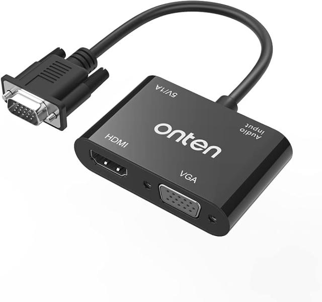 ADAPTADOR VGA A HDMI+VGA