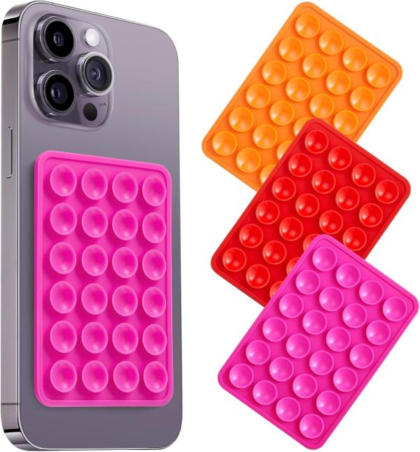 SOPORTE DE SILICONA CON VENTOSA PARA TELEFONOS