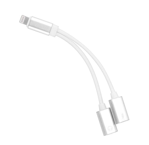 ADAPTADOR LIGHTNING AUDIO Y CARGA