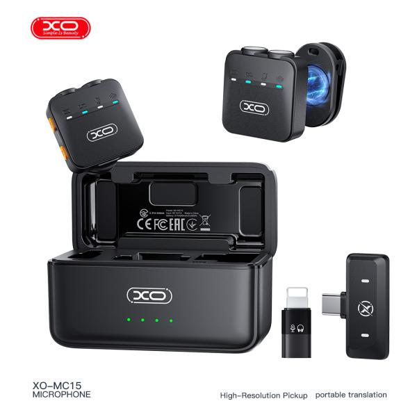 MICROFONO INALAMBRICO DOBLE XO-MC15