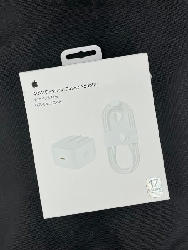 CARGADOR IPHONE DINAMICO DE 40W A 60W 17 PRO MAX